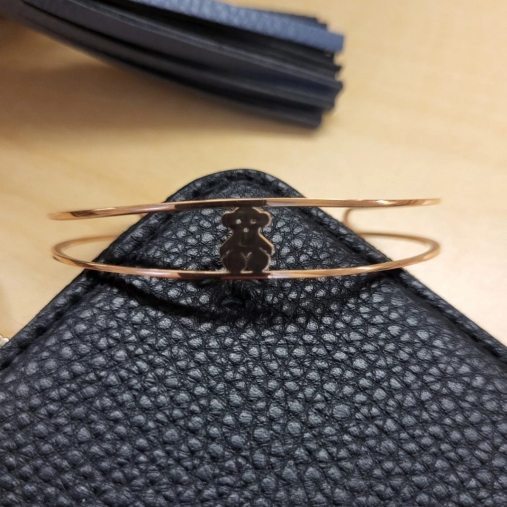 Rose Gold Bear Bangle